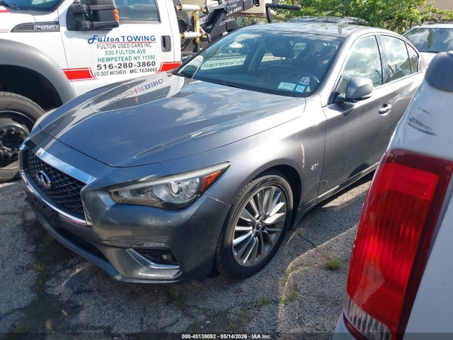 45138092 :رقم المزاد ، JN1EV7AR2JM610394 vin ، 2018 Infiniti Q50 3.0t Luxe مزاد بيع