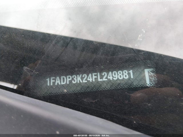 Продажа на аукционе авто 2015 Ford Focus Se, vin: 1FADP3K24FL249881, номер лота: 45138155
