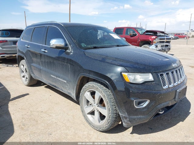 45138200 :رقم المزاد ، 1C4RJECG8FC615123 vin ، 2015 Jeep Grand Cherokee Overland مزاد بيع