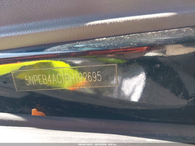 2011 Hyundai Sonata Gls მანქანა იყიდება აუქციონზე, vin: 5NPEB4AC1BH192695, აუქციონის ნომერი: 45138231