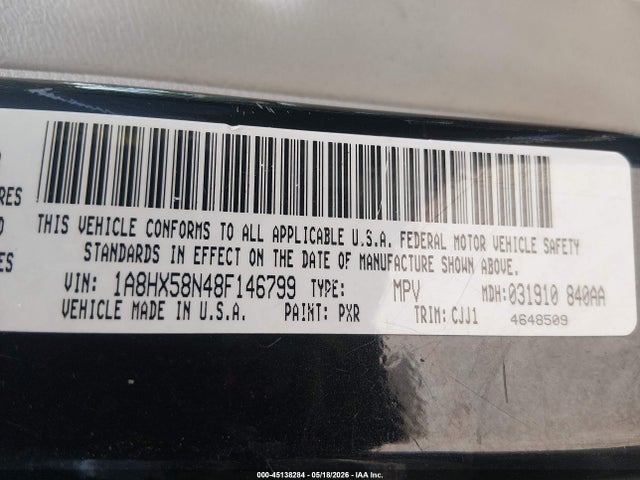 Aukcja sprzedaży 2008 Chrysler Aspen Limited, vin: 1A8HX58N48F146799, numer aukcji: 45138284