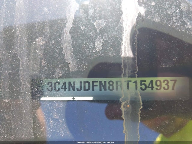 45138358 :رقم المزاد ، 3C4NJDFN8RT154937 vin ، 2024 Jeep Compass Latitude Lux Fwd مزاد بيع