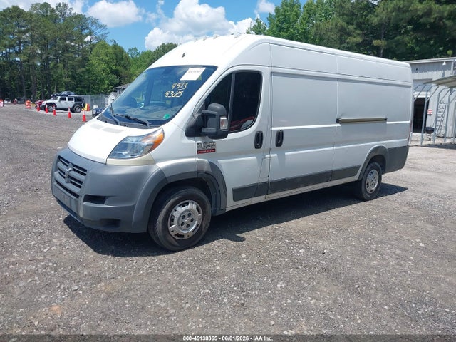 45138365 :رقم المزاد ، 3C6URVJG5GE122586 vin ، 2016 Ram Promaster 3500 High Roof مزاد بيع