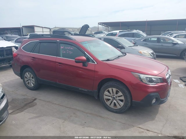 2019 Subaru Outback 2.5i Premium მანქანა იყიდება აუქციონზე, vin: 4S4BSAFC6K3251127, აუქციონის ნომერი: 45138366