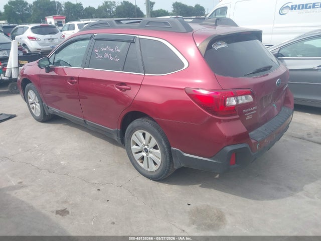 2019 Subaru Outback 2.5i Premium მანქანა იყიდება აუქციონზე, vin: 4S4BSAFC6K3251127, აუქციონის ნომერი: 45138366