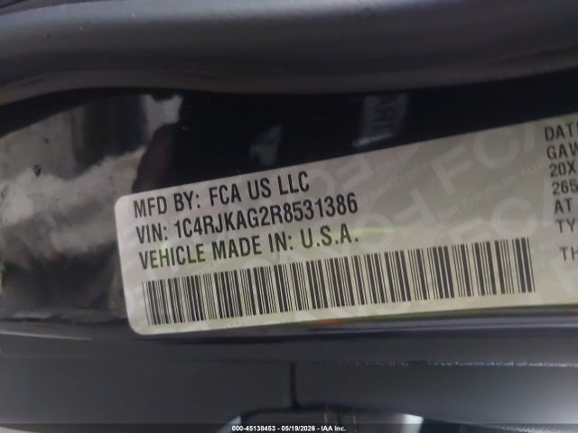 1C4RJKAG2R8531386 Jeep Grand Cherokee L Altitude X 4x4