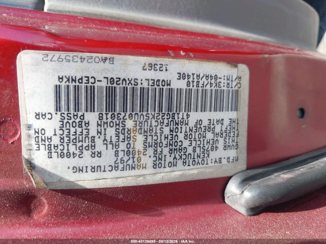 Продажа на аукционе авто 1997 Toyota Camry Le, vin: 4T1BG22K5VU073018, номер лота: 45138495