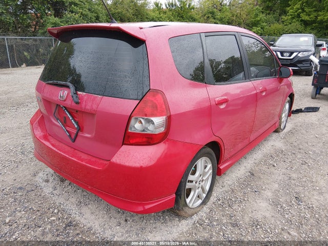 45138521 :رقم المزاد ، JHMGD38677S053014 vin ، 2007 Honda Fit Sport مزاد بيع