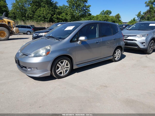 45138579 :رقم المزاد ، JHMGD38617S018940 vin ، 2007 Honda Fit Sport مزاد بيع
