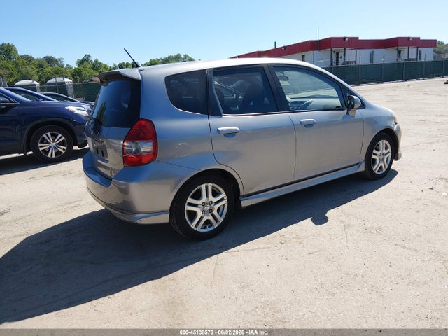 45138579 :رقم المزاد ، JHMGD38617S018940 vin ، 2007 Honda Fit Sport مزاد بيع