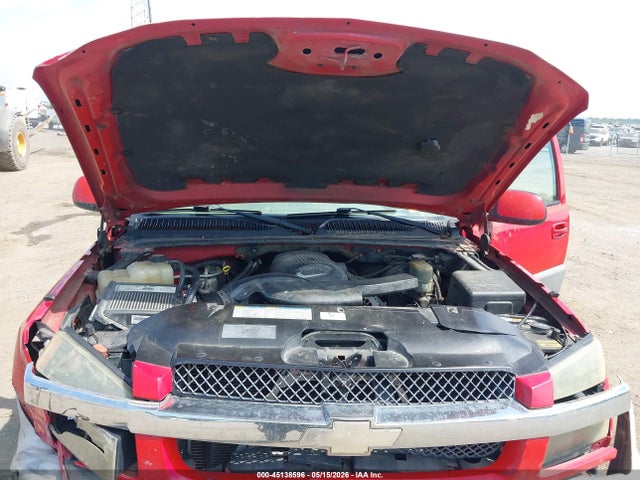 Aukcja sprzedaży 2002 Chevrolet Avalanche 1500, vin: 3GNEK13T02G354215, numer aukcji: 45138596