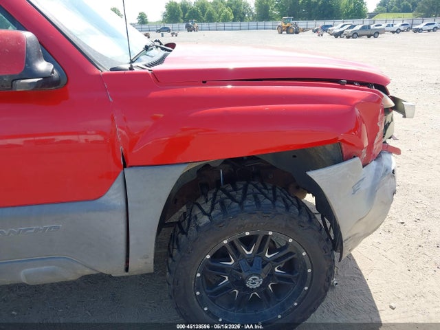 Aukcja sprzedaży 2002 Chevrolet Avalanche 1500, vin: 3GNEK13T02G354215, numer aukcji: 45138596