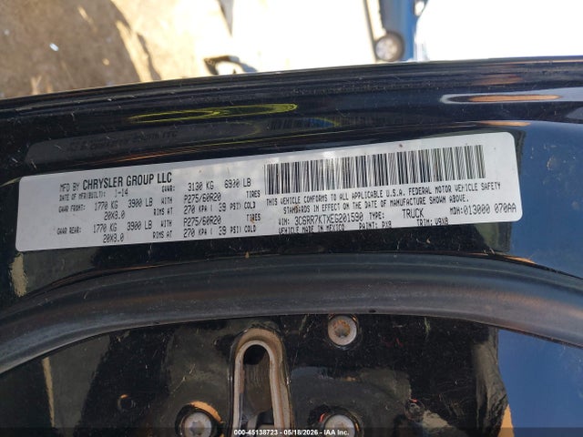 Aukcja sprzedaży 2014 Ram 1500 Express, vin: 3C6RR7KTXEG201590, numer aukcji: 45138723