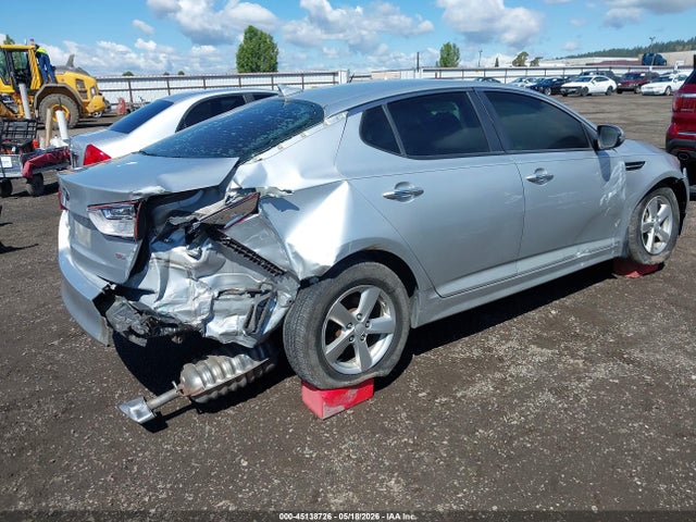 2015 Kia Optima Lx მანქანა იყიდება აუქციონზე, vin: 5XXGM4A75FG512074, აუქციონის ნომერი: 45138726