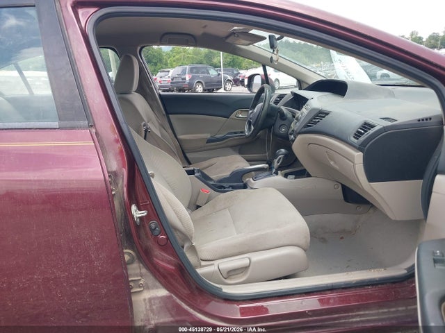 45138729 :رقم المزاد ، 19XFB2F51CE062327 vin ، 2012 Honda Civic Lx مزاد بيع