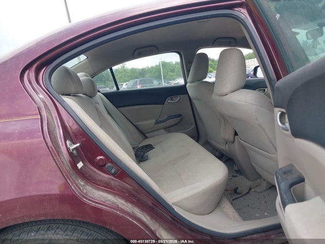 45138729 :رقم المزاد ، 19XFB2F51CE062327 vin ، 2012 Honda Civic Lx مزاد بيع