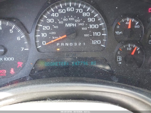 45138788 :رقم المزاد ، 1GNDT13SX72295755 vin ، 2007 Chevrolet Trailblazer Lt مزاد بيع
