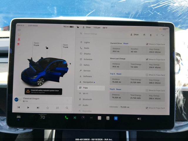 Aukcja sprzedaży 2020 Tesla Model Y Long Range Dual Motor All-wheel Drive, vin: 5YJYGDEE7LF009083, numer aukcji: 45138930