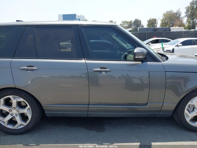 Auction sale of the 2018 Land Rover Range Rover 3.0l V6 Supercharged Hse, vin: SALGS2SVXJA394348, lot number: 45138967