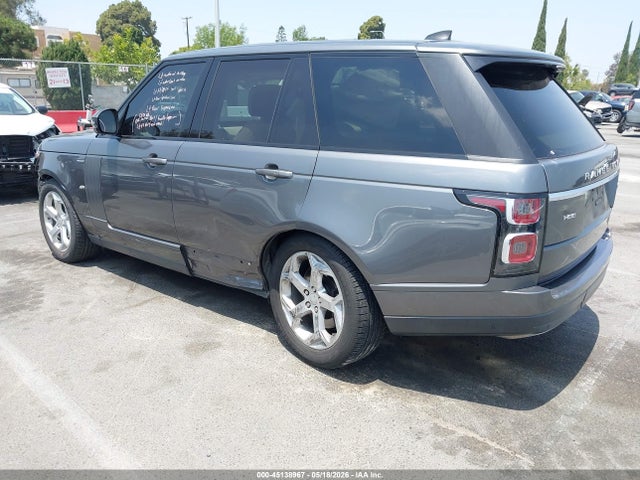 Auction sale of the 2018 Land Rover Range Rover 3.0l V6 Supercharged Hse, vin: SALGS2SVXJA394348, lot number: 45138967