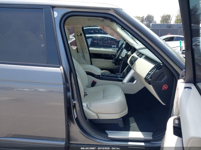Auction sale of the 2018 Land Rover Range Rover 3.0l V6 Supercharged Hse, vin: SALGS2SVXJA394348, lot number: 45138967