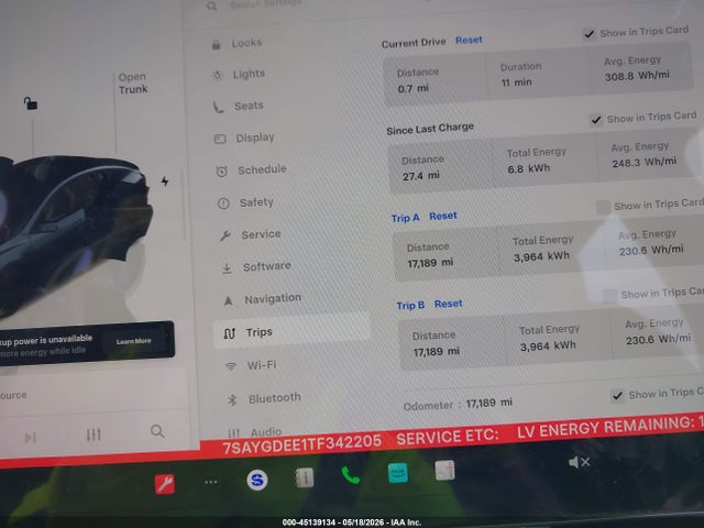 2026 Tesla Model Y მანქანა იყიდება აუქციონზე, vin: 7SAYGDEE1TF342205, აუქციონის ნომერი: 45139134