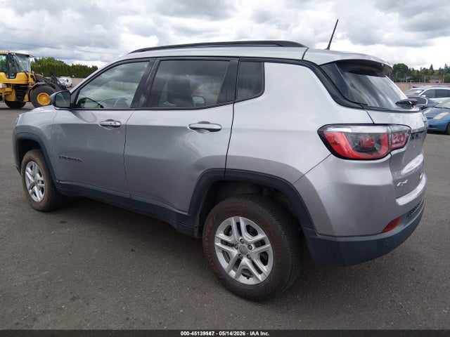 2018 Jeep Compass Sport 4x4 მანქანა იყიდება აუქციონზე, vin: 3C4NJDAB2JT392302, აუქციონის ნომერი: 45139147