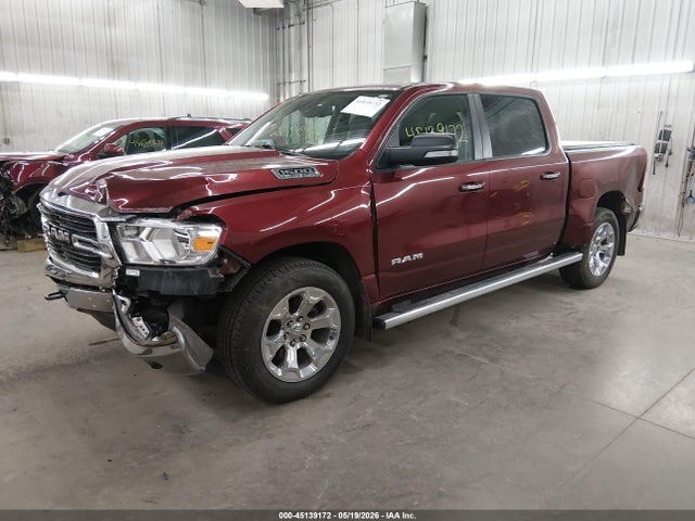 45139172 :رقم المزاد ، 1C6SRFFT6KN709810 vin ، 2019 Ram 1500 Big Horn/lone Star  4x4 5'7 Box مزاد بيع