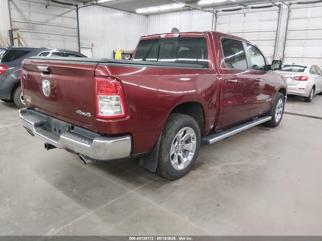 45139172 :رقم المزاد ، 1C6SRFFT6KN709810 vin ، 2019 Ram 1500 Big Horn/lone Star  4x4 5'7 Box مزاد بيع