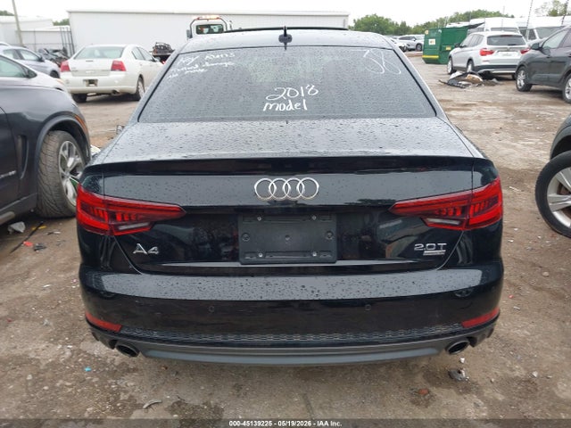 Продаж на аукціоні авто 2018 Audi A4 2.0t Ultra Premium, vin: WAULMAF45JA219997, номер лоту: 45139225