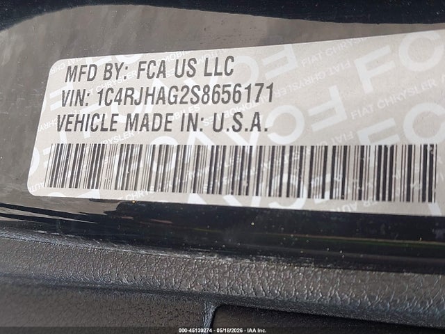 Auction sale of the 2025 Jeep Grand Cherokee Altitude 4x4, vin: 1C4RJHAG2S8656171, lot number: 45139274