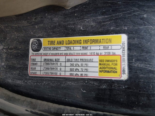 Продаж на аукціоні авто 2008 Chevrolet Silverado 2500hd Lt2, vin: 1GCHK29K48E174486, номер лоту: 45139281