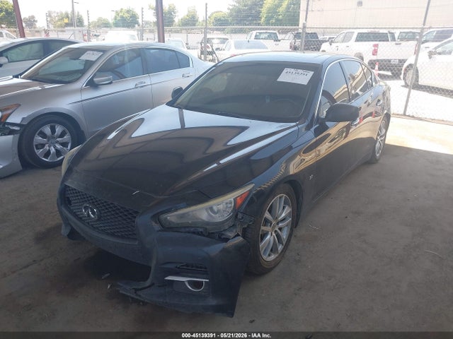 2015 Infiniti Q50 Premium მანქანა იყიდება აუქციონზე, vin: JN1BV7AP1FM350899, აუქციონის ნომერი: 45139391