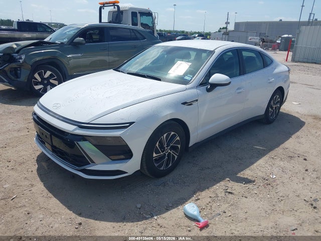 45139406 :رقم المزاد ، KMHL24JJ1TA160842 vin ، 2026 Hyundai Sonata Hybrid Blue مزاد بيع