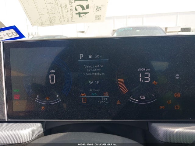45139406 :رقم المزاد ، KMHL24JJ1TA160842 vin ، 2026 Hyundai Sonata Hybrid Blue مزاد بيع