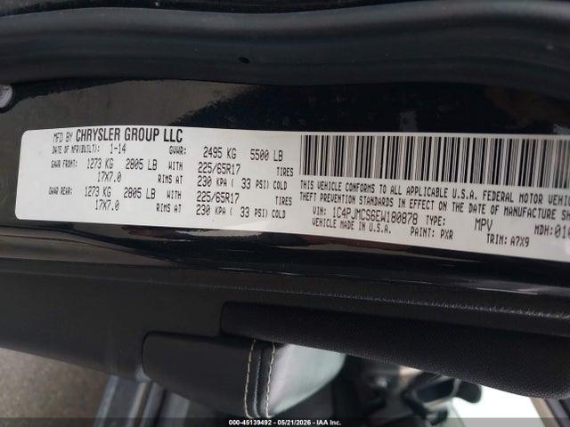 Jeep Cherokee Latitude 2014 1C4PJMCS6EW180878 Image 9