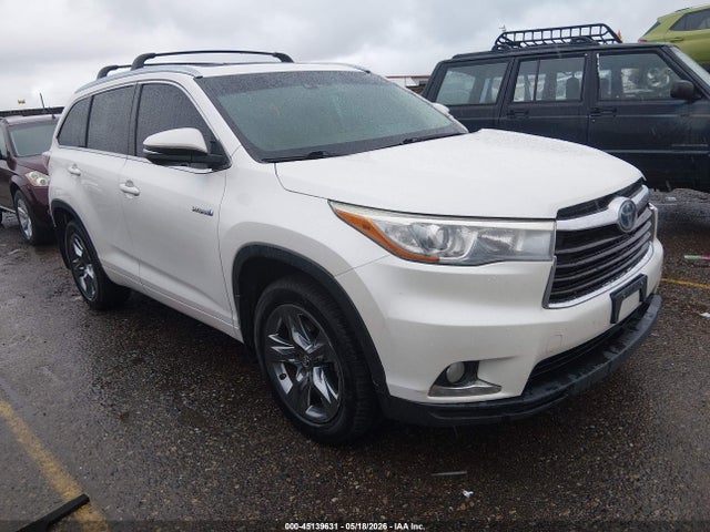 Toyota Highlander Hybrid Limited Platinum V6 2015 5TDDCRFH7FS008161 zdjęcie główne