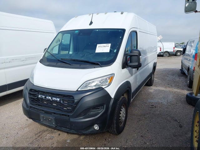 45139654 :رقم المزاد ، 3C6MRVHG1SE546121 vin ، 2025 Ram Promaster 3500 Tradesman High Roof 159 Wb W/pass Seat مزاد بيع