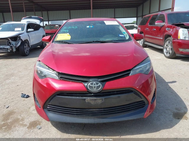 2017 Toyota Corolla Le მანქანა იყიდება აუქციონზე, vin: 2T1BURHE7HC826444, აუქციონის ნომერი: 45139727