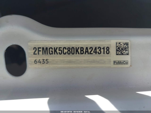2FMGK5C80KBA24318 Ford FLEX SEL