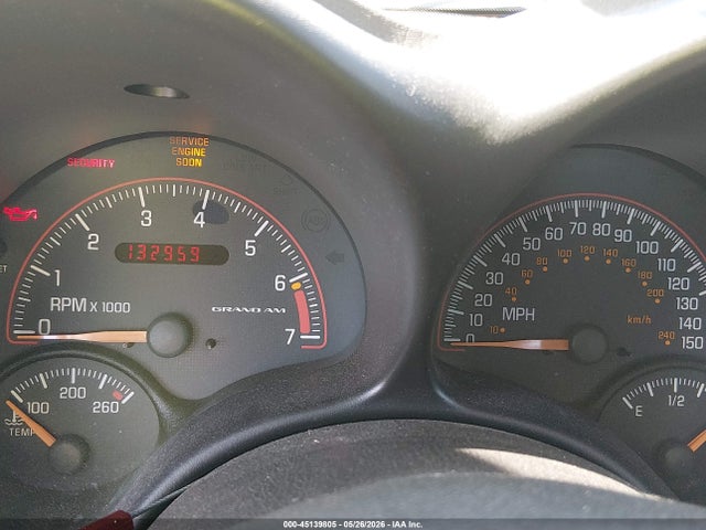 Aukcja sprzedaży 2003 Pontiac Grand Am Gt1, vin: 1G2NV52E13C212362, numer aukcji: 45139805