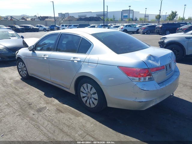 45139841 :رقم المزاد ، 1HGCP2F32BA079630 vin ، 2011 Honda Accord 2.4 Lx مزاد بيع