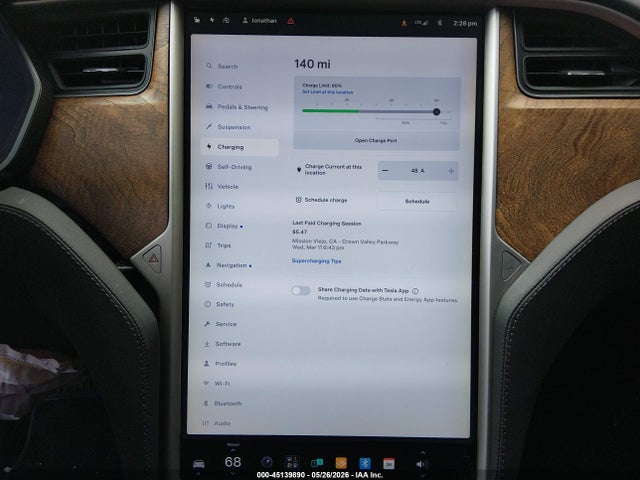 Aukcja sprzedaży 2020 Tesla Model S Long Range Dual Motor All-wheel Drive/long Range Plus Dual Motor All-wheel Drive, vin: 5YJSA1E26LF363043, numer aukcji: 45139890