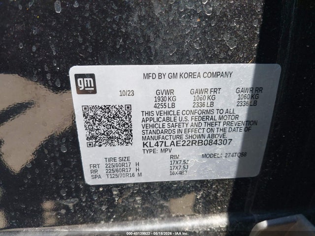 Продаж на аукціоні авто 2024 Buick Envista Preferred Fwd, vin: KL47LAE22RB084307, номер лоту: 45139922