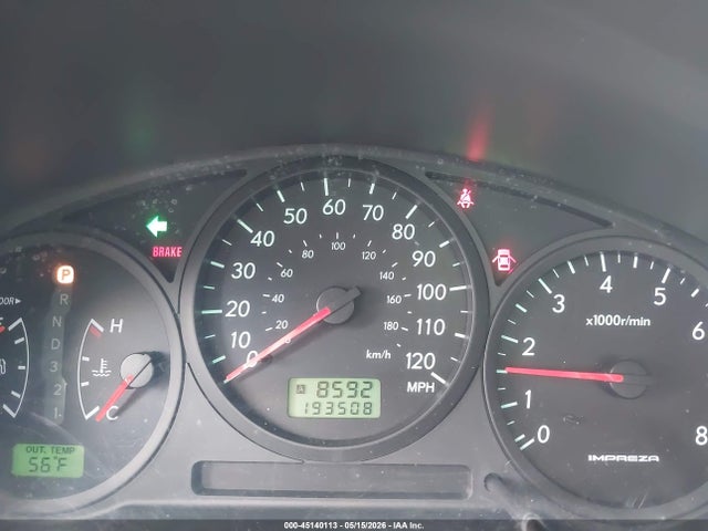 Продаж на аукціоні авто 2007 Subaru Impreza 2.5i, vin: JF1GD61697H508736, номер лоту: 45140113
