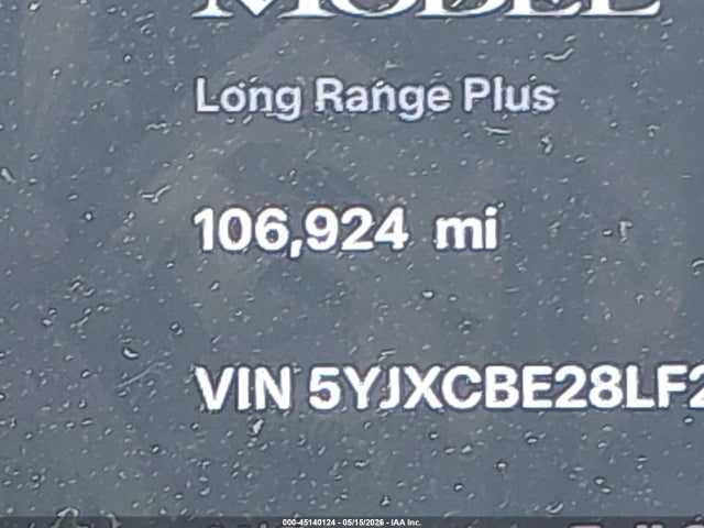 Продаж на аукціоні авто 2020 Tesla Model X, vin: 5YJXCBE28LF270109, номер лоту: 45140124