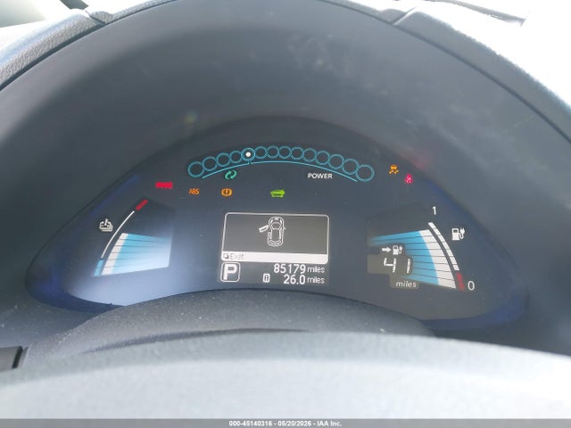 45140316 :رقم المزاد ، 1N4AZ0CP3FC326603 vin ، 2015 Nissan Leaf S مزاد بيع