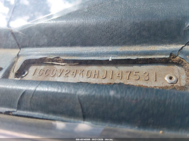 1987 Chevrolet V20 მანქანა იყიდება აუქციონზე, vin: 1GCGV24K0HJ147531, აუქციონის ნომერი: 45140369