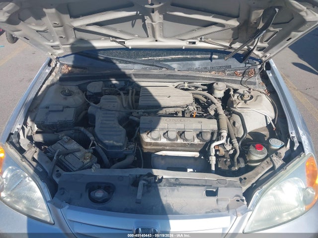 45140443 :رقم المزاد ، 1HGES16512L080839 vin ، 2002 Honda Civic Lx مزاد بيع
