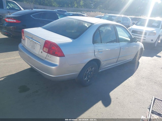 45140443 :رقم المزاد ، 1HGES16512L080839 vin ، 2002 Honda Civic Lx مزاد بيع
